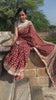 Rustic Romance Linen Saree