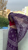 Magenta Magic Linen Saree